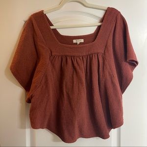 Madewell Textured Butterfly Top